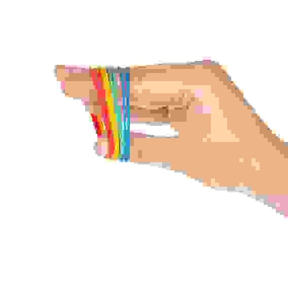 Банковская резинка 100г OfficeSpace, диаметр 40мм, ассорти, европодвес