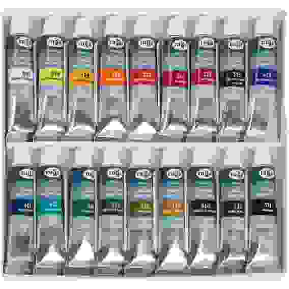 Краски акриловые художественные Гамма "Студия", 18цв., 18 мл/туба, картон. упаковка