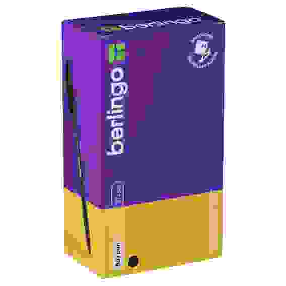 Ручка шариковая Berlingo "Triangle 100T" черная, 0,7мм, трехгран., игольчатый стержень