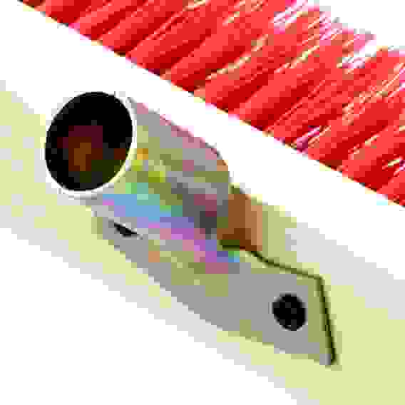 Щетка строительная 50 cм, 5 рядов, жесткая щетина, железная тулейка, без черенка// Сибртех