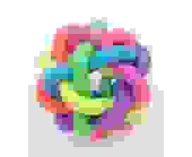 Игрушка для собак Мяч 10,5см плетеный HOMEPET TPR X052