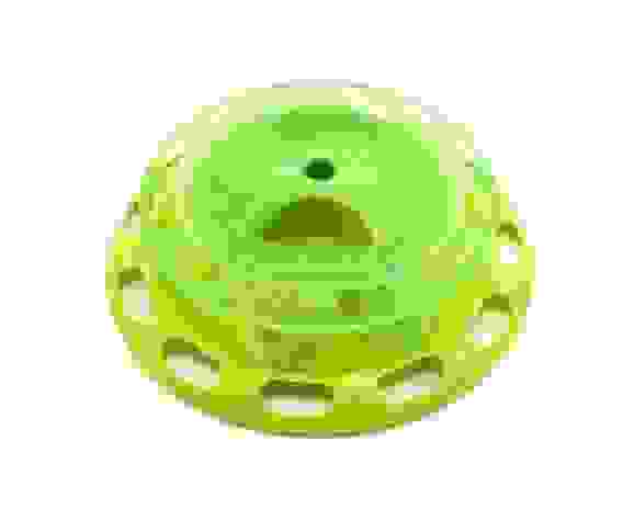 Игрушка для кошек Трек пластиковый с мячиком и контейнером для кошачьей мяты 23,5*6см HOMECAT YB-PC