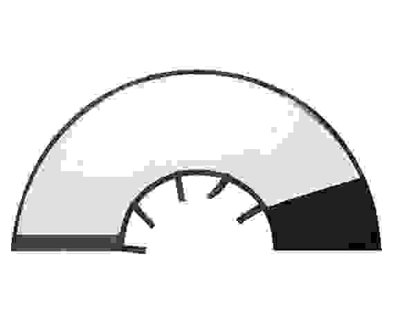 Воротник пластиковый на липучках HOMEPET VET №12,5 4710595