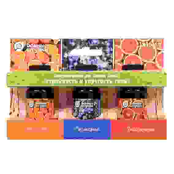 Набор эфирных масел &quot;Стройность и упругость тела&quot; (апельсин, грейпфрут, розмарин) 3 масла по 15 мл &quot;