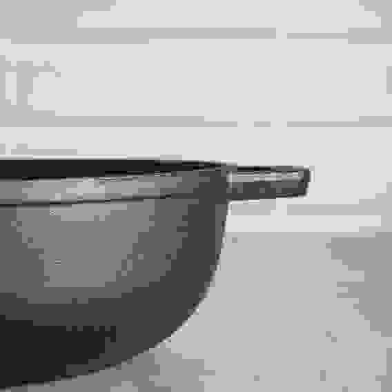 Вок чугун, d30х8,5см, стеклянная крышка, индукция VETTA