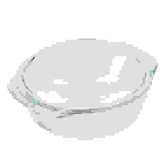 Кастрюля жаропрочная с крышкой, стекло, 23,5х20,6х9,6см, 1,5л SATOSHI