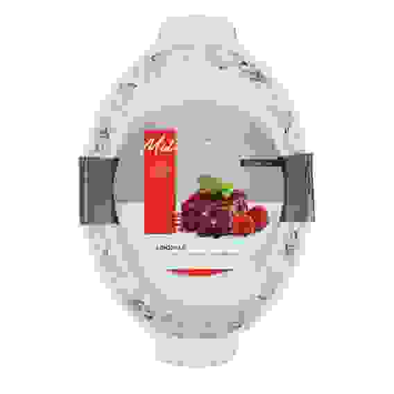 Форма для запекания и сервировки овальная 31х20,5х5см, цветы, керамика, тм MILLIMI