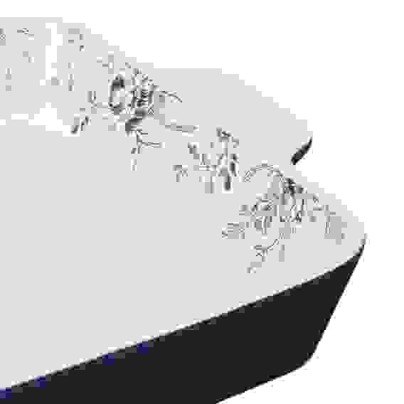 Форма для запекания и сервировки квадратная 26х21х5см, цветы, керамика, тм MILLIMI