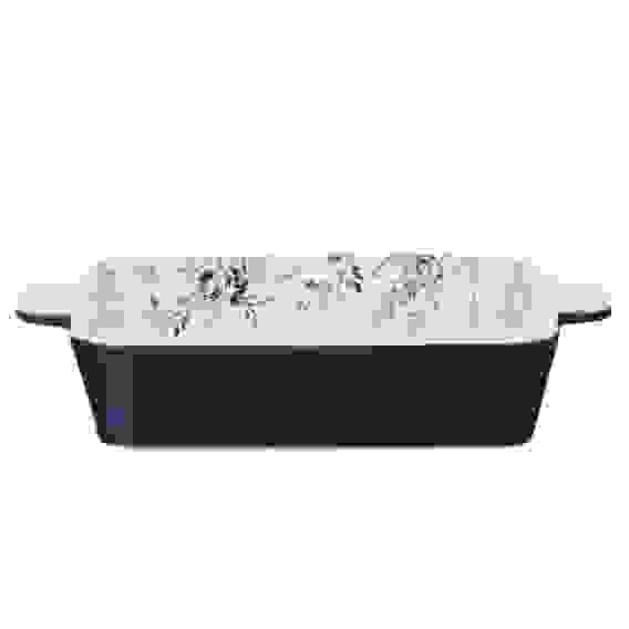 Форма для запекания и сервировки квадратная 26х21х5см, цветы, керамика, тм MILLIMI