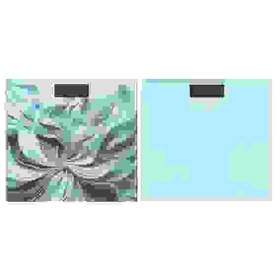 Весы напольные электронные "Blue", ЖК-дисплей, макс. нагр.до 180кг, 28х28см LEBEN