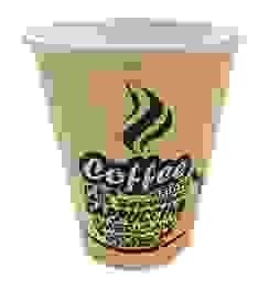 Стакан 350 мл "Капучино" бумажный d-90, h-110 пол.об. 420мл *50/1000