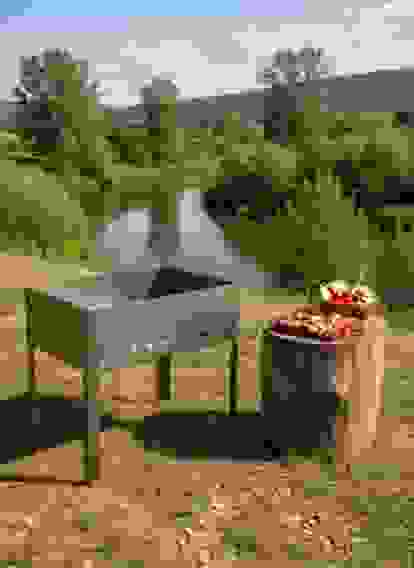 Мангал 300х250х250 мм, сборный, без шампуров, в пленке