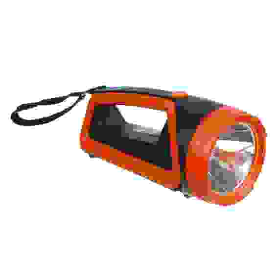 Фонарь прожектор, LED + COB, 6 режимов, 2400мАч, USB кабель, 9х9х20см, пластик тм ЕРМАК