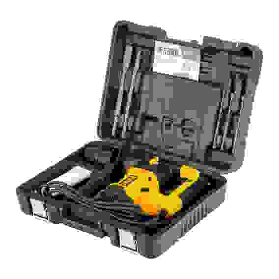 Перфоратор электрический RHVB-1250-32, SDS-plus, 1250 Вт, 5,5 Дж, 4 реж.// Denzel