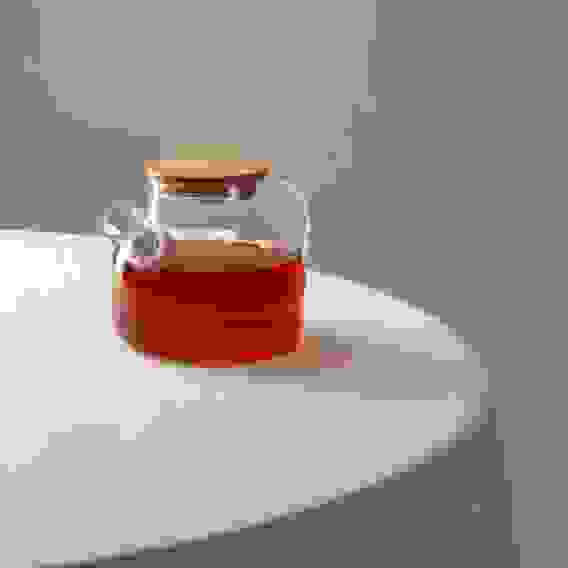 Чайник заварочный Эко, стекло, бамбуковая крышка, 1000мл тм VETTA