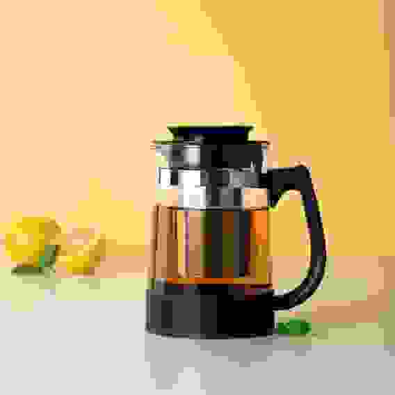 Чайник заварочный 1,0л, пластик, нерж. сталь Валори SATOSHI