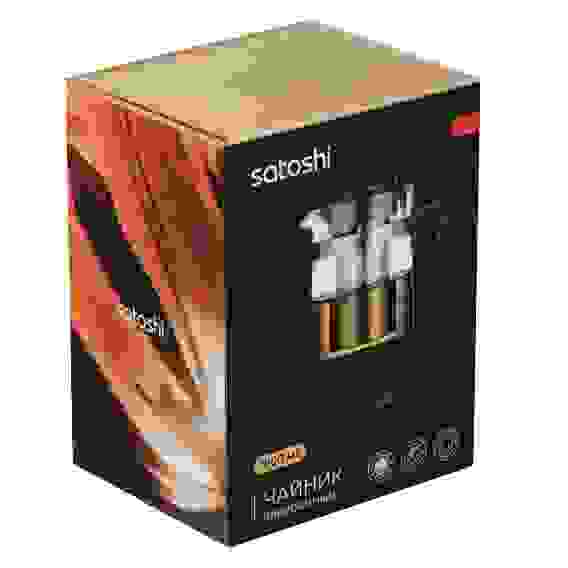 Чайник заварочный 1,0л, пластик, нерж. сталь Валори SATOSHI