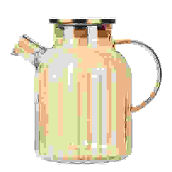 Чайник заварочный Голд 1,8л, стекло, нерж.сталь тм SATOSHI