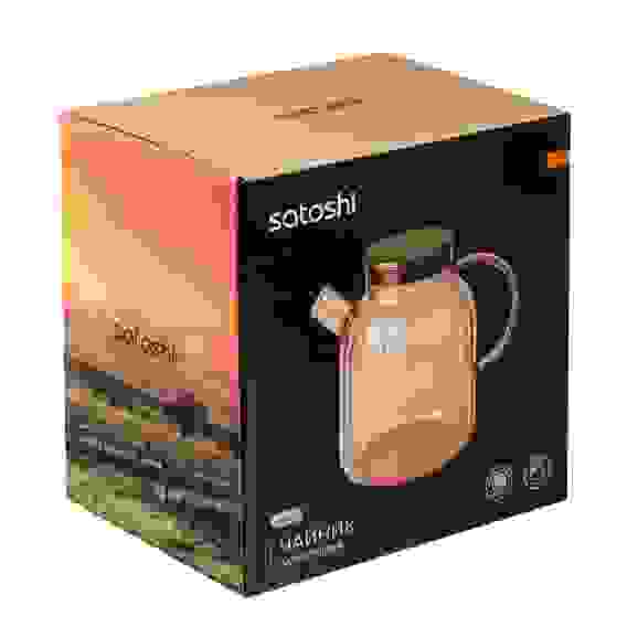 Чайник заварочный Голд 1,8л, стекло, нерж.сталь тм SATOSHI