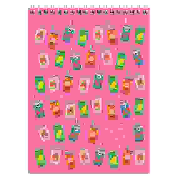 Блокнот А5 80л. на гребне BG "На позитиве"