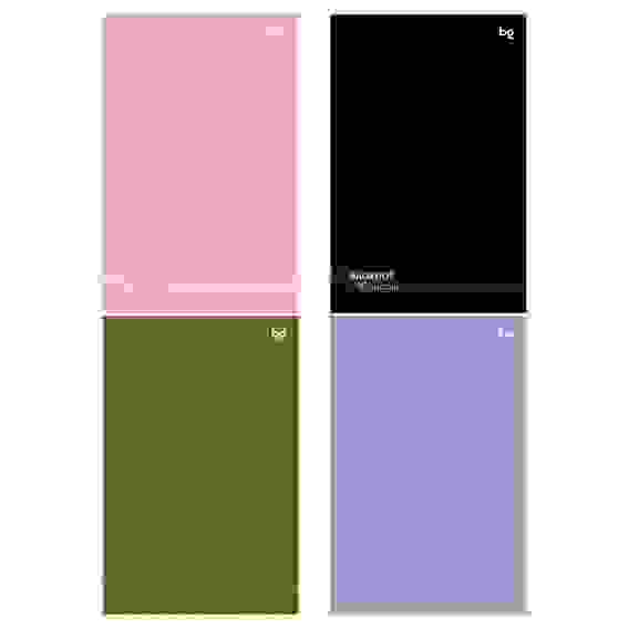 Блокнот А5 80л., на скрепке BG "Моноколор"