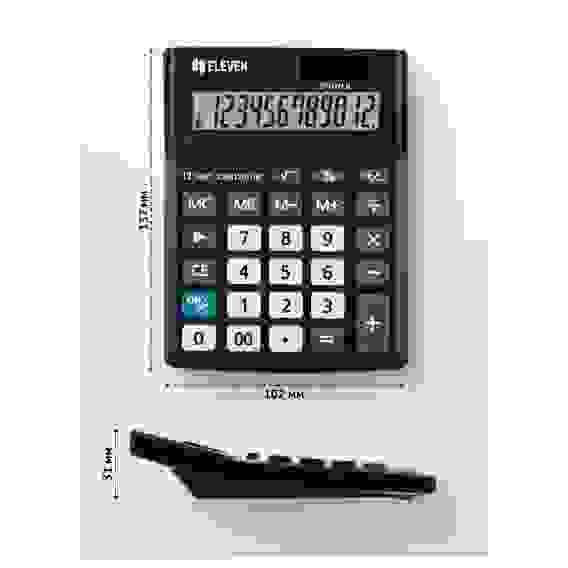 Калькулятор настольный Eleven Business Line CMB1201-BK, 12 разрядов, двойное питание, 102*137*31мм,