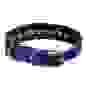 Ошейник «Бархат и стразы», 31×1.3/2 см, ОШ 22-28 см, синий