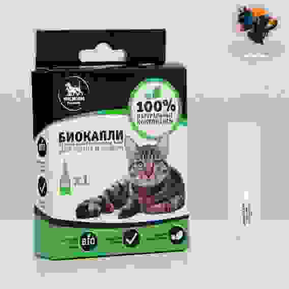 Био капли для животных от блох и клещей «ПИЖОН Premium» для котят и кошек, до 10 кг, 1×1 мл