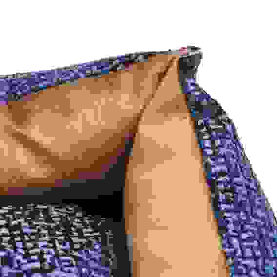 Лежанка под замшу с двусторонней подушкой, 45 х 35 х 11 см, мебельная ткань, микс цветов 5052901