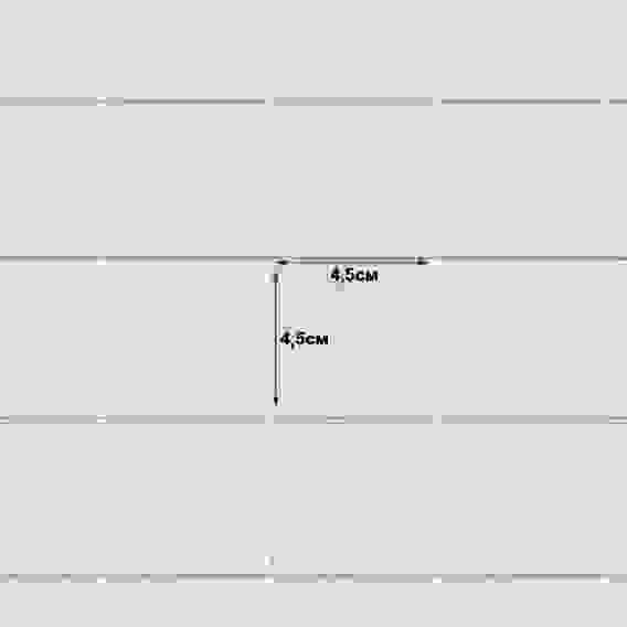 Сетка торговая 40×150 см, окантовка 6 мм, пруток - 4 мм, белая, (порошковое покрытие)