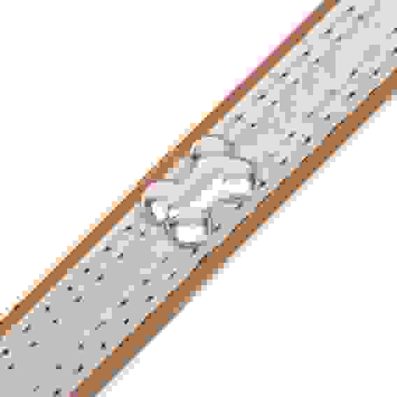 Ошейник со светоотражающей полосой и косточками, 45×2 см, цвет МИКС