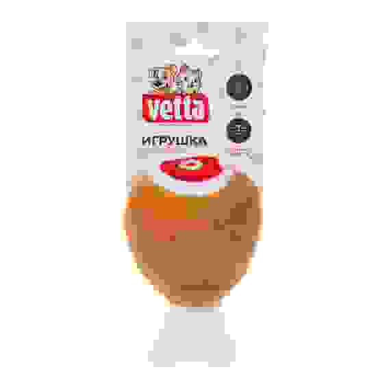 Игрушка для собак, куриная ножка, полиэстер, 12х7,5 см тм VETTA
