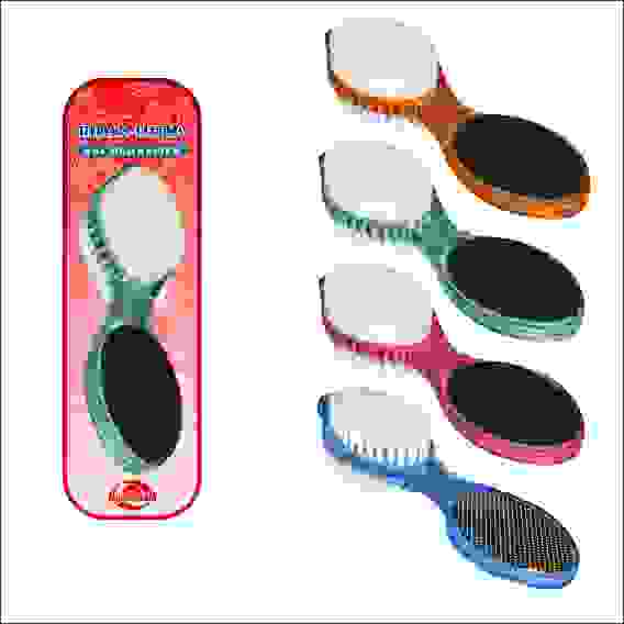 Пилка-щетка для педикюра 4 функции 4 цв MJ17-55