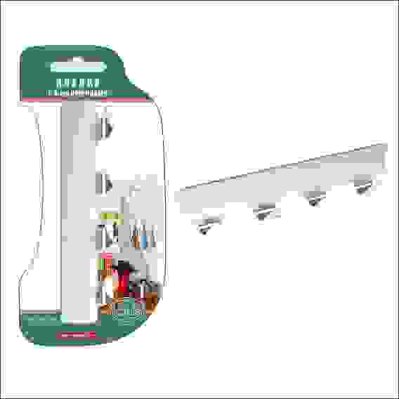 Планка с 4 крючками \"Стэнли стил\" Длина 16 см DH27-97