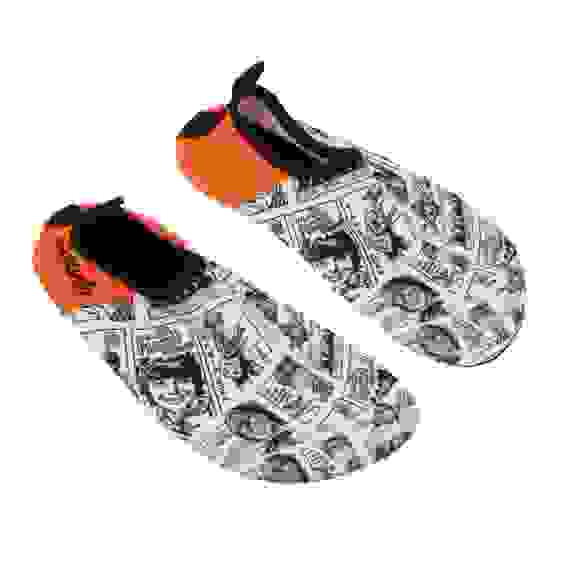 Аквашузы, полиэстер, EVA, TPR тм РЫЖИЙ (размер 43)