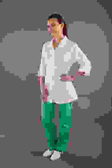 Блуза жен.Классик, белый (XXXXL)