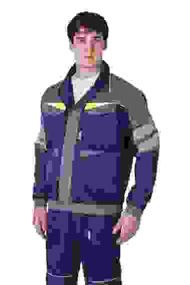 Куртка укороченная мужская PROFLINE BASE, т.синий/серый (68-70/5-6)