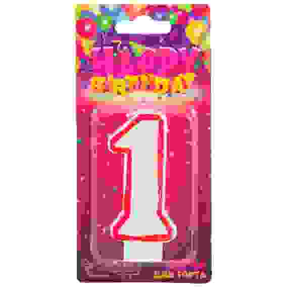 Свеча для торта цифра 1