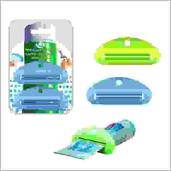 Пресс для зубной пасты &quot;Эконом&quot; 2 цв DH34-90