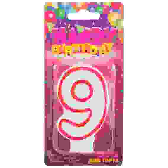 Свеча для торта цифра 9