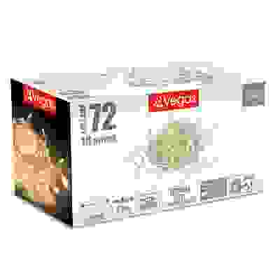 Электрогирлянда-конструктор &quot;Бахрома&quot; 72 теплых LED ламп (18 мигающ), 18 нитей, прозр