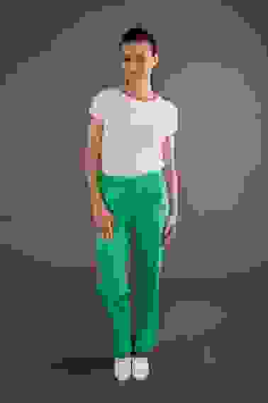 Брюки жен. Классик, салатовый (р.обуви 41)