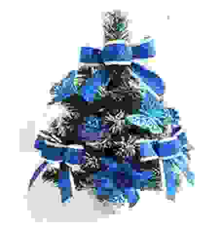 Ель с декором 45см. SY15QJHW-081 (синий)