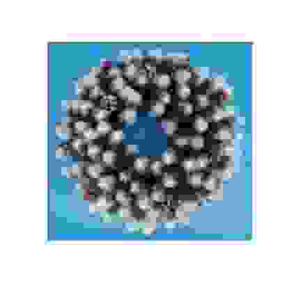 Венок рожд. Пихта амер. бел. конч. d60 140в. HJW01-60