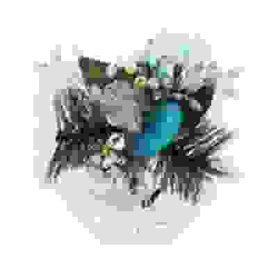 Букет НГ цв.голубой (39) (OSTVR214115A)