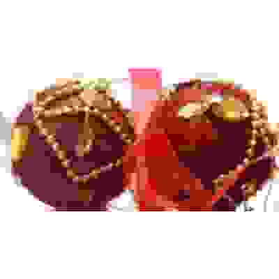 Наб. шаров с бис.2шт. d8см. НТ-А09496-8 (красн.)