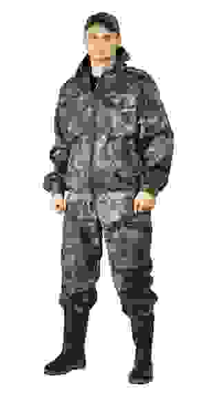 Костюм демисезонный "Каскад" куртка/брюки кмф скалолаз, полофлис (р.обуви 45)