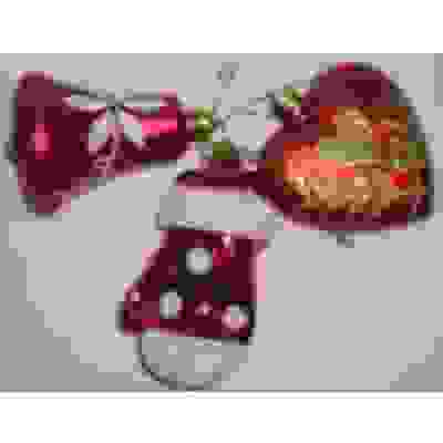 Набор елочных украшений на связке 3шт. 7-8.4см. кра (SY16QJHB-1248)