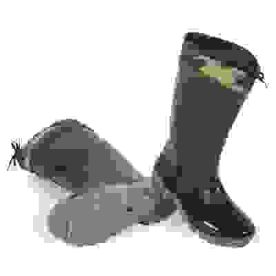 Сапоги мужские ПВХ с надставкой черный (размер 44)