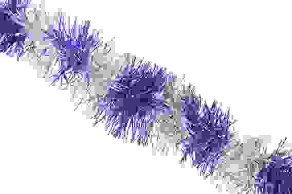 Мишура 2-х цв. d5см. дл.2м. MY-043-5 (сер-фиол.)